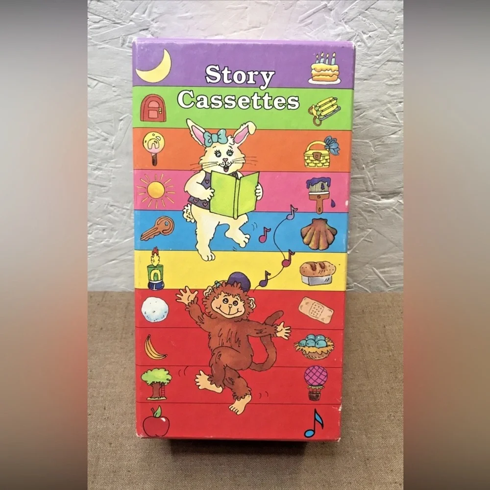 *Read Vintage 1987 Early World of Learning by World Book 10 Story Cassettes + 1